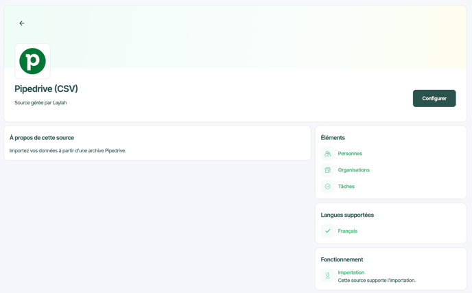 Config Import Pipedrive - 2 - FR